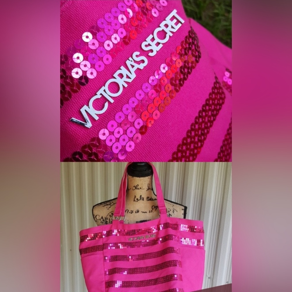 VICTORIAS SECRET SEQUIN TOTE ✨